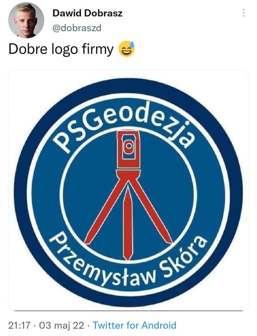 LOGO pewnej firmy geodezyjnej w Polsce :D